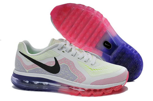Nike Nike Air Max 2014 Womens White Pink Purple Black Shoes Online Shop